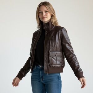 Boeing Authentic Bomber Leather Jacket